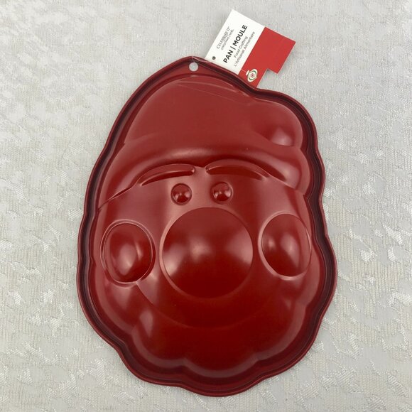 Celebrate It Christmas Holiday Set: Santa Metal Pan&Santa Belt Silicone Mold NWT - Picture 3 of 13